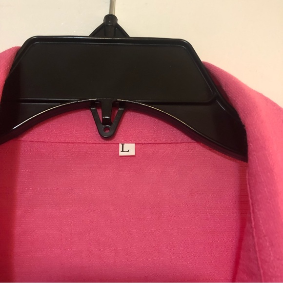 Pink Button Down Shirt - L - Picture 3 of 3